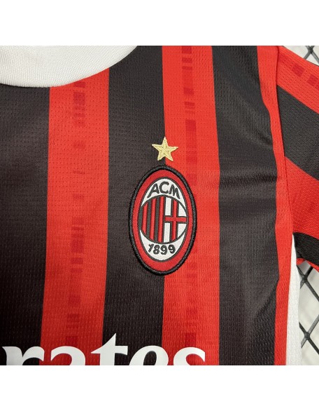 24/25 AC Milan Home Football Shirt For Kids