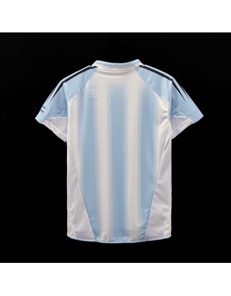 Argentina Home Jerseys 04/05 Retro 