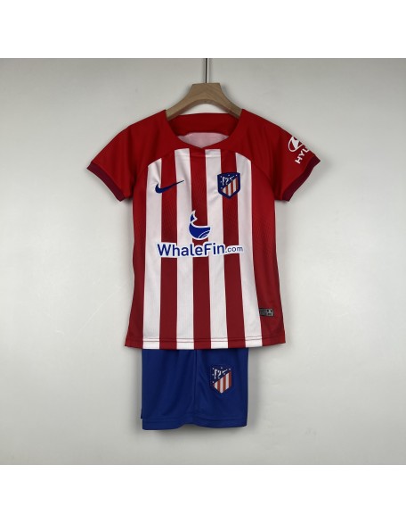  Atlético de Madrid Home Jersey 23/24 For Kids