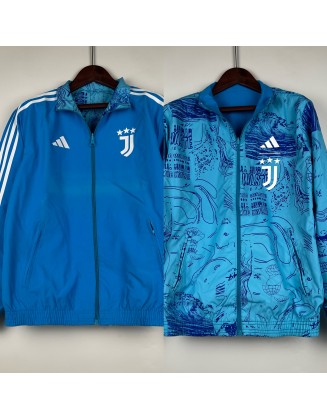 23/24 Juventus double sided windbreaker 