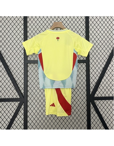 Spain Away Jerseys 2024 Kids