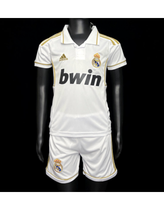 Real Madrid Jersey 11/12 Retro For Kids 