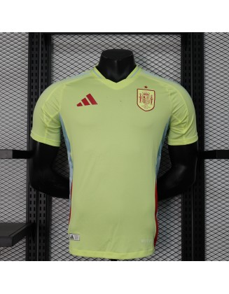 Spain Away Jerseys 2024 Player Version