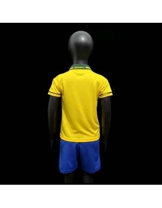 Brazil Home Jerseys Retro 1994 Kids