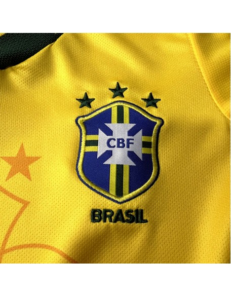 Brazil Home Jerseys Retro 1994 Kids