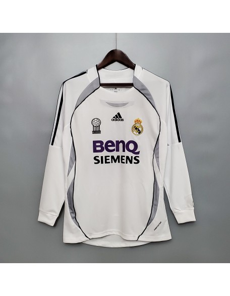 Real Madrid Jersey 06/07 Retro Long sleeve