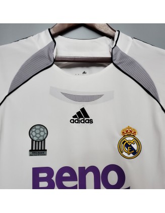 Real Madrid Jersey 06/07 Retro Long sleeve