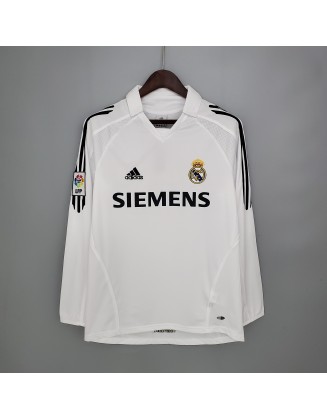 Real Madrid Jersey 05/06 Retro long sleeve