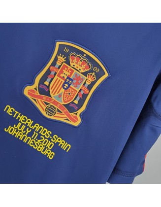 Spain Away Jerseys 2010 Retro long sleeve