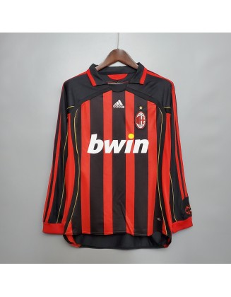 AC Milan Jersey Retro 06/07 Long Sleeve