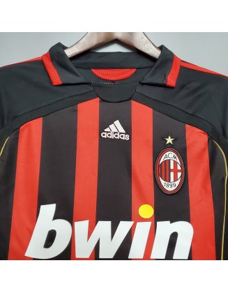 AC Milan Jersey Retro 06/07 Long Sleeve