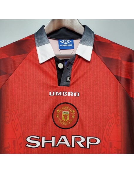 Manchester United Jersey 1996 Retro Long Sleeve