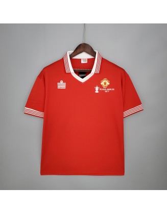 Manchester United Jersey 1977 Retro