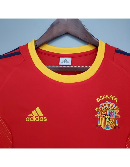 Spain Home Jerseys 2002 Retro