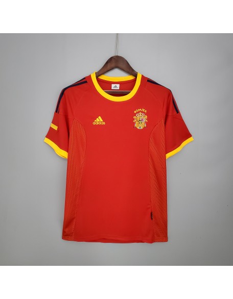 Spain Home Jerseys 2002 Retro