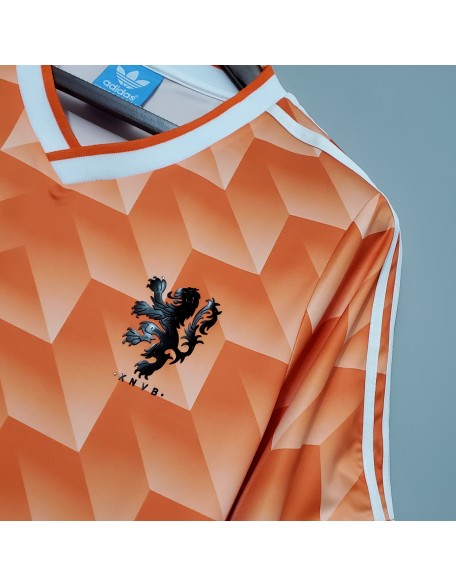 Netherlands Home Jerseys 1988 Retro 