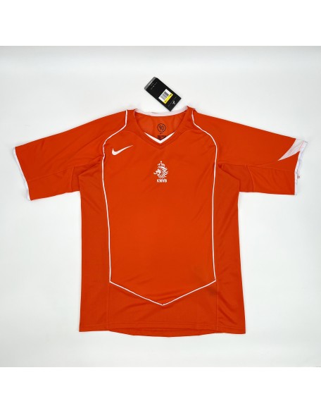 Netherlands Home Jerseys 2004 Retro 