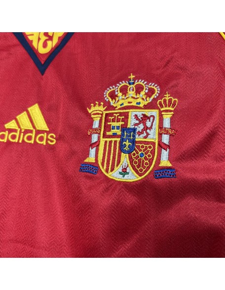 Spain Home Jerseys 1998 Retro