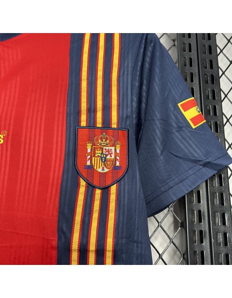 Spain Home Jerseys 1996 Retro