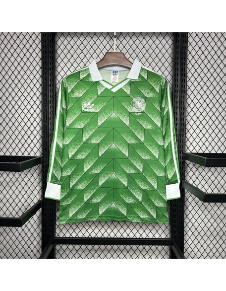 Germany Away Jerseys 1990 Retro Long Sleeve